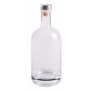 Szklana butelka PEARLY, pojemność ok. 750 ml.