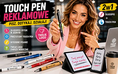 Długopis z Touch Pen – gadżet, którego naprawdę używasz codziennie przy telefonie i laptopie