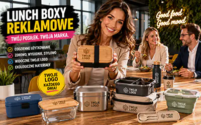 Lunch box z Twoim logo – gadżet, który pracownicy naprawdę zabierają do biura codziennie