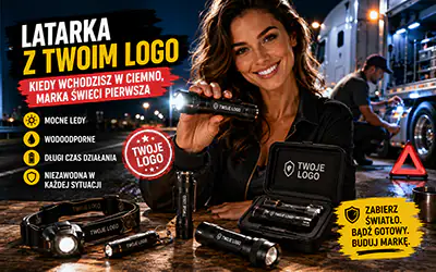 Latarka z Twoim logo – kiedy wchodzisz w ciemno, marka świeci pierwsza