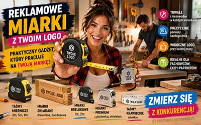 Miarka z Twoim logo – narzędzie, które fachowcy wyciągają kilkadziesiąt razy dziennie