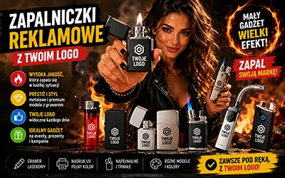 Zapalniczka z Twoim logo – gadżet, który jest używany kilkanaście razy dziennie