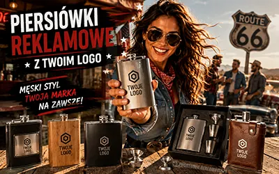 Piersiówka z Twoim logo – elegancki prezent, który mówi więcej niż słowa