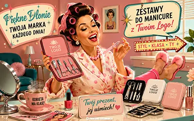 Zestaw do manicure z Twoim logo – praktyczny prezent, który Panie naprawdę lubią i używają