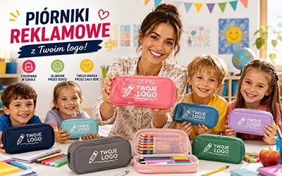 Piórnik z Twoim logo – gadżet szkolny, który towarzyszy dziecku przez cały rok