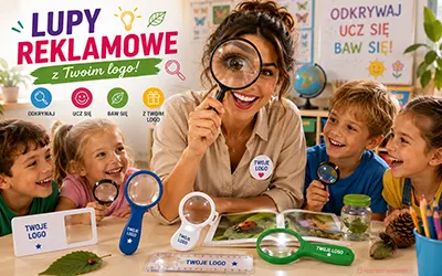 Lupa z Twoim logo – gadżet, który pomaga dzieciom odkrywać świat w powiększeniu