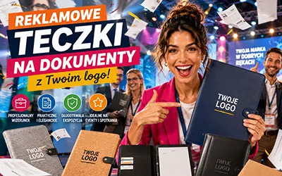 Teczka na dokumenty z Twoim logo – profesjonalny gadżet, który pracuje na każdym spotkaniu