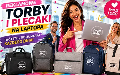 Torba lub plecak na laptopa z Twoim logo – ochrona sprzętu i codzienna promocja marki