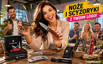 Nóż lub scyzoryk z Twoim logo – gadżet, który zostaje na lata i zawsze się przydaje