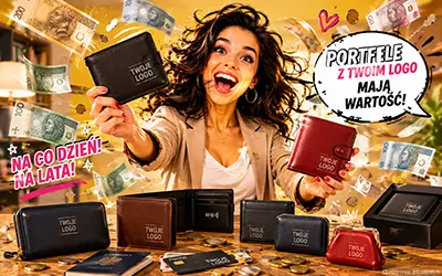 Portfele i portmonetki z Twoim logo – elegancki gadżet, który nosimy codziennie