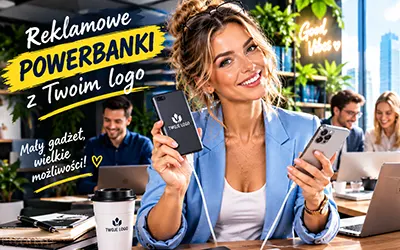 Powerbank z Twoim logo – gadżet, który ładuje telefon i buduje markę