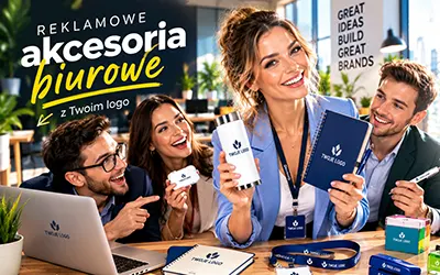Akcesorium biurowe z Twoim logo – drobiazg, który pracuje codziennie na biurku