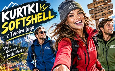 Kurtka softshell z Twoim logo – odzież, która pracuje w terenie i w mieście