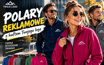 Bluza polarowa z Twoim logo – ciepło, które pracuje niejeden sezon.