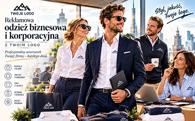 Odzież biznesowa i korporacyjna z logo – kiedy uniform przestaje być gadżetem