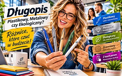 Długopis plastikowy, metalowy czy ekologiczny – różnice, które czuć w budżecie