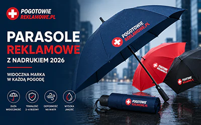 Parasole reklamowe z nadrukiem 2026 – Jak wybrać parasol z logo, który naprawdę działa?