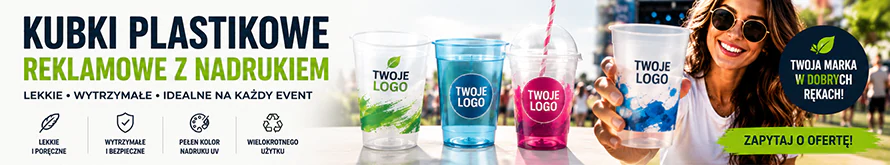 reklamowe kubki plastikowe z logo