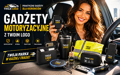 Reklamowe akcesoria samochodowe z logo, których kierowcy nie wyrzucają