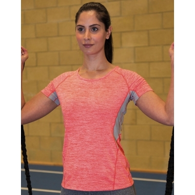 Damska koszulka Fitness Tech Panel Marl T