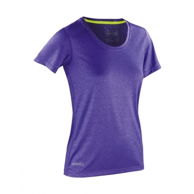 Damska koszulka Fitness Shiny Marl T-Shirt
