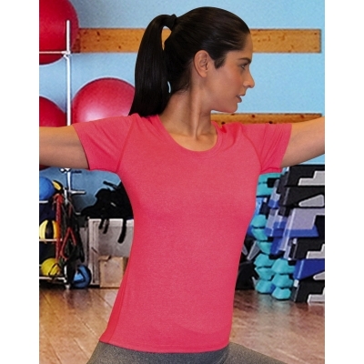 Damska koszulka Fitness Shiny Marl T-Shirt
