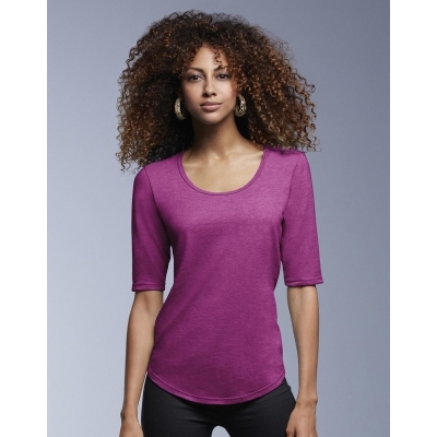 Damska koszulka 1/2 Tri-Blend Tee