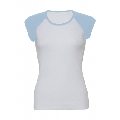 Podkoszulek bez rękawów Cap Sleeve Contrast