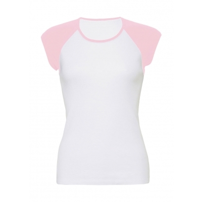 Podkoszulek bez rękawów Cap Sleeve Contrast