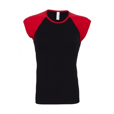 Podkoszulek bez rękawów Cap Sleeve Contrast