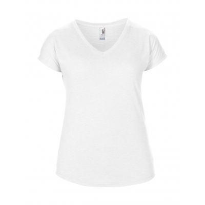 Damska koszulka Tri-Blend V-Neck Tee