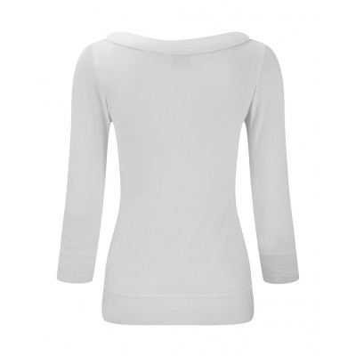 Top z rękawami 3/4 Stretch