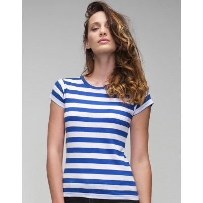 Damski podkoszulek w paski