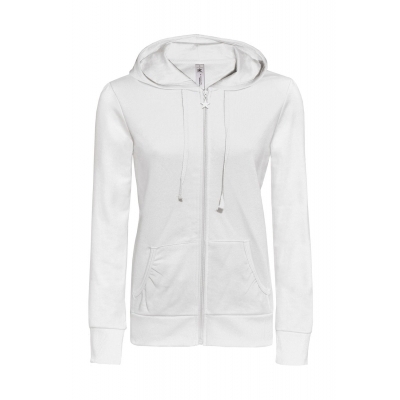 Damska bluza z kapturem zapinana na zamek