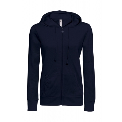 Damska bluza z kapturem zapinana na zamek