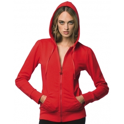 Damska bluza z kapturem zapinana na zamek