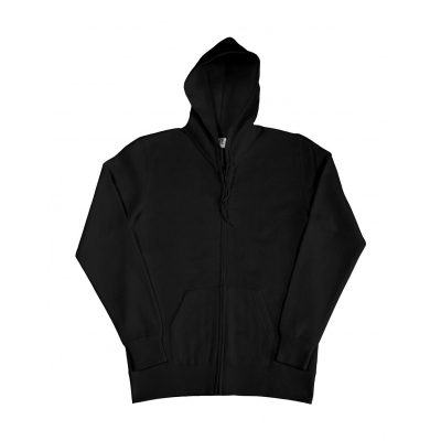 Damska bluza na zamek z kapturem