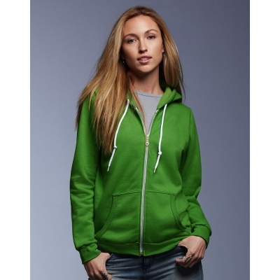 Damska bluza z kapturem na zamek Fashion