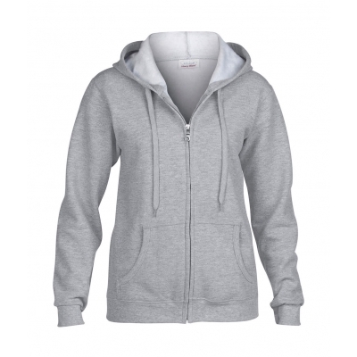 Damska bluza z kapturem na zamek