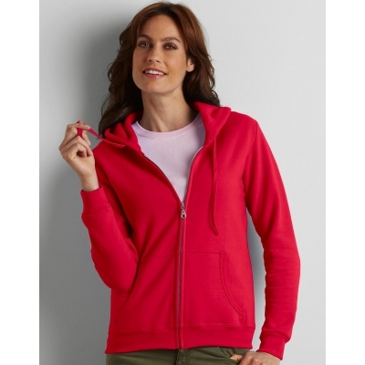 Damska bluza z kapturem na zamek