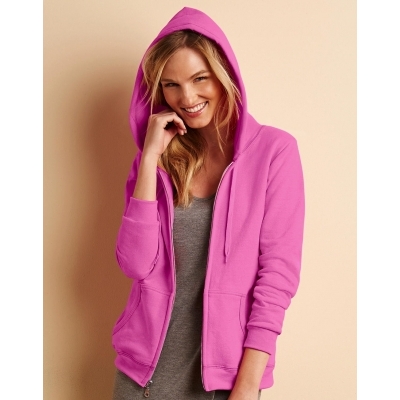 Damska bluza z kapturem na zamek