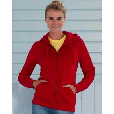 Damska bluza z kapturem na zamek Authentic