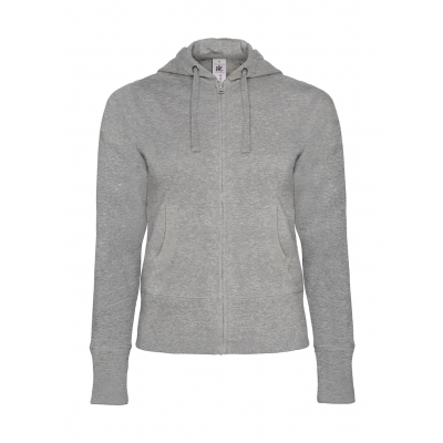 Damska bluza z kapturem na zamek