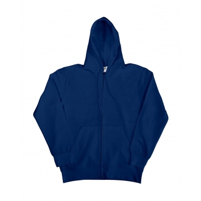 Męska bluza na zamek z kapturem