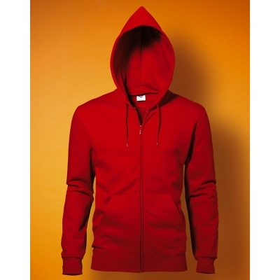 Męska bluza na zamek z kapturem