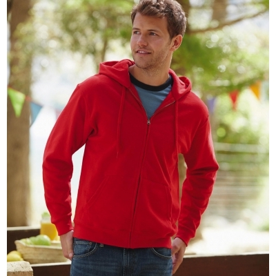 Bluza z kapturem na zamek