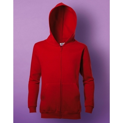 Dziecięca bluza na zamek z kapturem