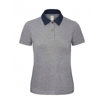 Damskie polo piqué Denim