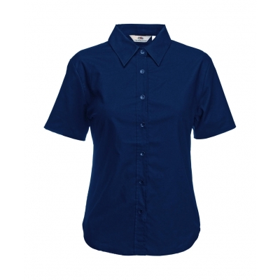 Bluzka Oxford z krótkimi rękawami