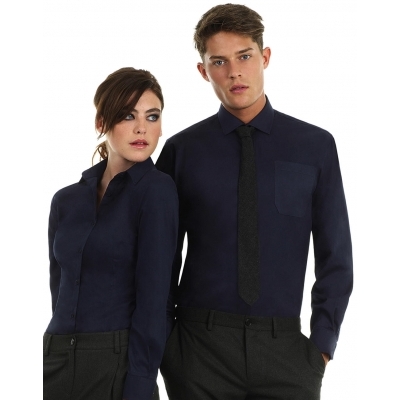 Bluzka Sharp Twill z długimi rękawami